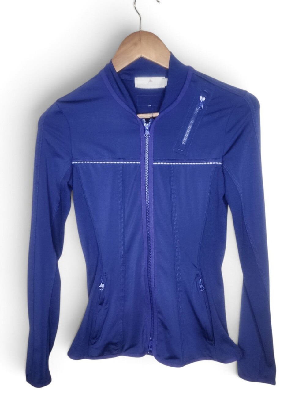 Adidas by Stella McCartney Full Zip Activewear Jacket in Royal Blue Size XS
